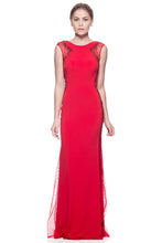 Load image into Gallery viewer, Now You See Me Red Berry Prom Dress