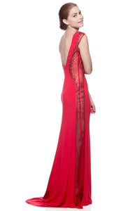 Now You See Me Red Berry Prom Dress