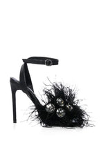 Load image into Gallery viewer, Always Classy Black Feather Heel