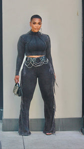 Just Cool It Ribbed Pant Set