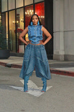 Load image into Gallery viewer, Scrap It Up Denim Wide Leg Shorts