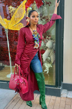 Load image into Gallery viewer, What's The Talk About High Low Top- Burgundy