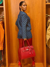 Load image into Gallery viewer, Quilted Denim Short Set