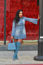 Load image into Gallery viewer, Call Me Cute Denim Midi Dress