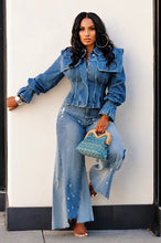 Load image into Gallery viewer, She Outta Pocket Denim Jacket