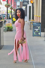 Load image into Gallery viewer, Twirl On Em Split Maxi Dress- Peach