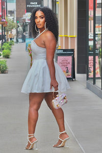 What A Cutie Pleated Mini Dress