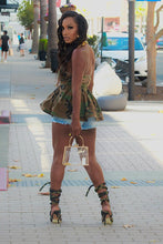Load image into Gallery viewer, The Perfect Peplum Top- Camo