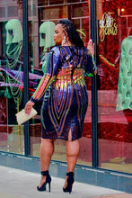 Load image into Gallery viewer, Sassy &amp; Classy Sequin Midi Dress- Curvy Brat