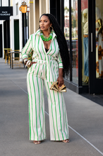 Load image into Gallery viewer, Relax Me Striped Trouser Set