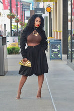 Load image into Gallery viewer, Pump Me Up Bubble Short Set- Black