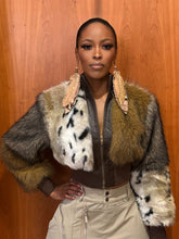 Load image into Gallery viewer, Mix Me Fur Bomber Jacket