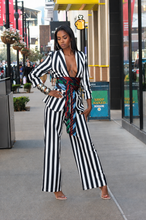 Load image into Gallery viewer, Nautical Stripe Open Blazer
