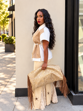 Load image into Gallery viewer, Star Girl Lace Wide Leg Pants