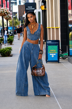 Load image into Gallery viewer, Can’t Get With It Barrel Denim Set