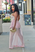 Load image into Gallery viewer, Organza High Waist Bottoms- Blush