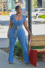 Load image into Gallery viewer, On The Fringe Of Things Jumpsuit- Denim