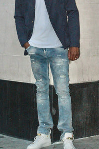 Wore it Out Flare Fit Jeans - Gentleman