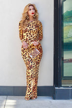 Load image into Gallery viewer, Get You Back Leo Maxi Dress