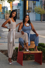 Load image into Gallery viewer, Run It Back Sleeveless Jumpsuit- Multiple Colors