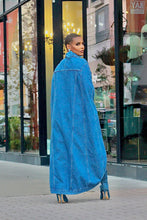 Load image into Gallery viewer, Can&#39;t Cape With It Maxi Denim Pancho