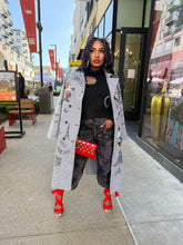 Load image into Gallery viewer, Hello Mickey Plaid Trench