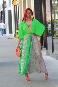 My Little Paisley Tassel Maxi Dress- Multi