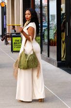 Load image into Gallery viewer, To The Point Wide Leg Jumpsuit