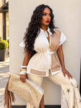 Load image into Gallery viewer, Star Girl Lace Wide Leg Pants