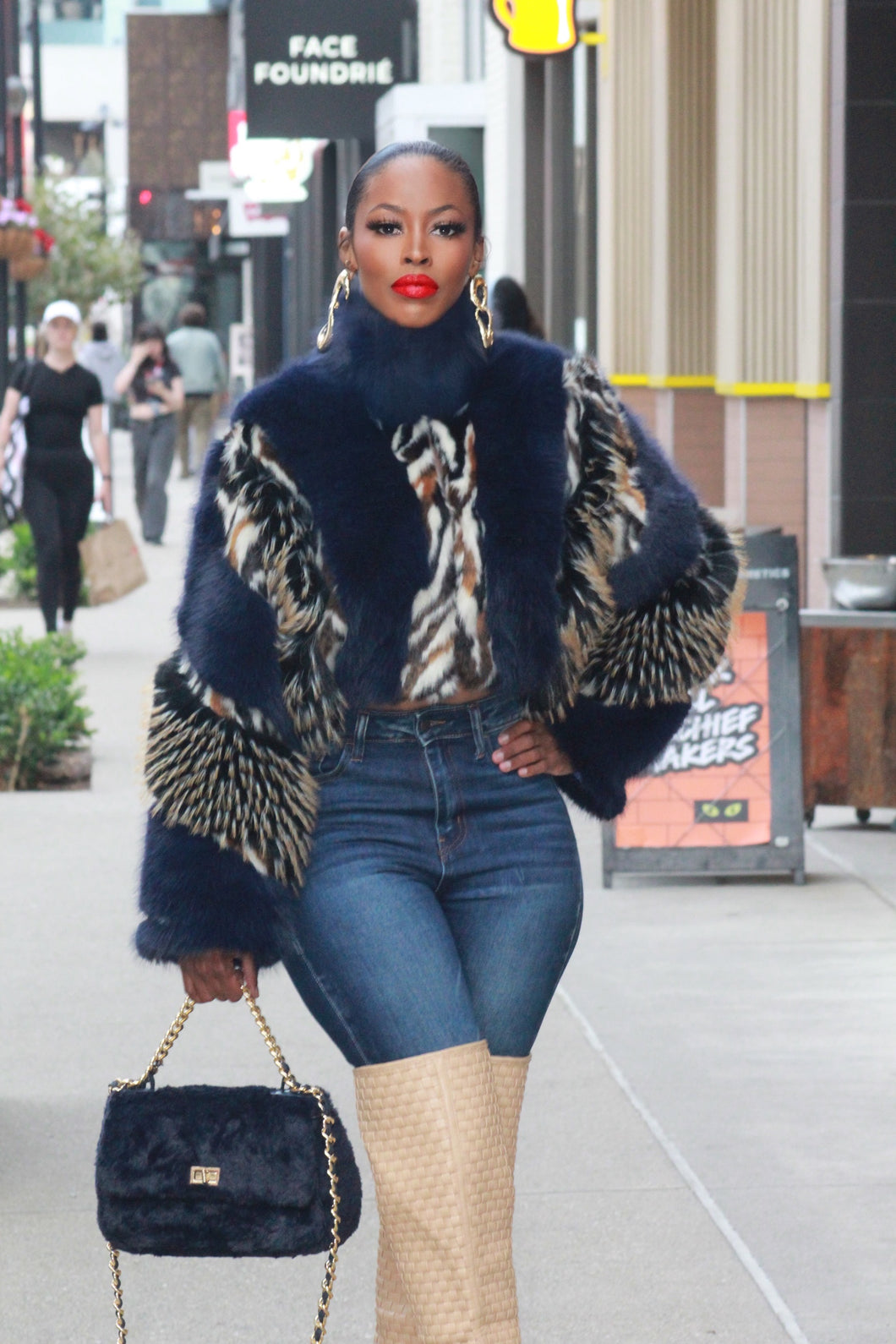 Can You Rock With It Fur Jacket
