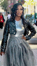 Load image into Gallery viewer, All About Grommets Cropped Jacket