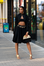 Load image into Gallery viewer, Pump Me Up Bubble Short Set- Black