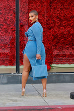 Load image into Gallery viewer, Knot Today Denim Skirt Set