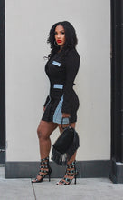 Load image into Gallery viewer, Can't Mix This Denim Blazer Dress