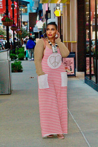Love The Peace Wide Leg Overall