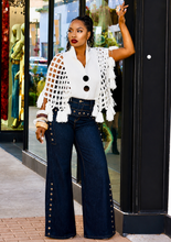 Load image into Gallery viewer, Saddle Up Denim Button Pants