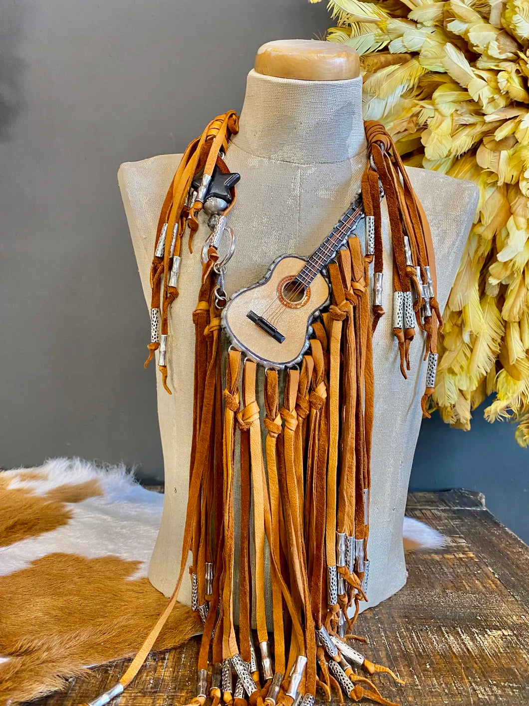 Urban Cowgirl Leather Necklace