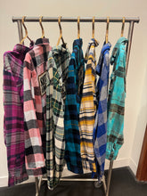 Load image into Gallery viewer, The Coordinator Plaid Button Down Shirt- Multiple Colors
