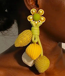Flower Power Crochet Petal Earrings