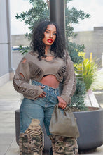 Load image into Gallery viewer, Bootcamp Baddie Camo Wide Leg Jeans