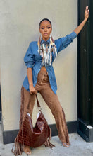 Load image into Gallery viewer, So Suede With It Fringe Pants