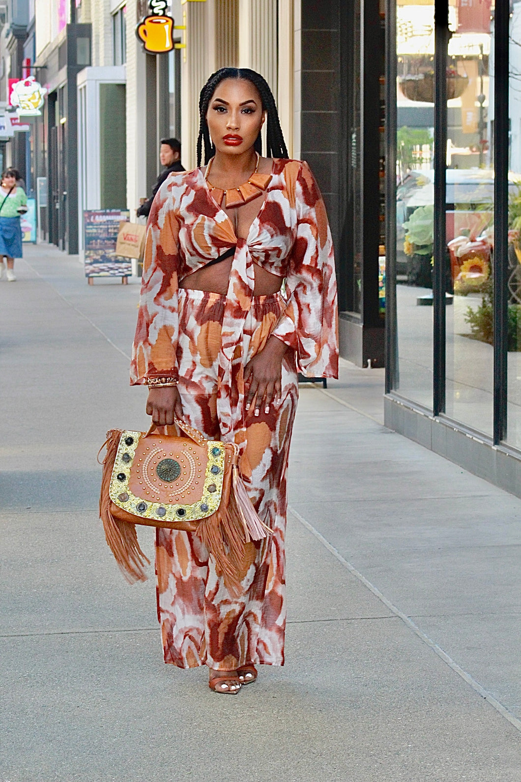 Mocha Latte Mix Up Pant Set