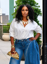 Load image into Gallery viewer, She Stay Fabulous Wide Leg Denim Pant