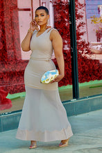 Load image into Gallery viewer, Can’t Mesh With Me Skirt Set- Beige