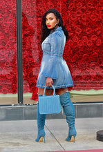 Load image into Gallery viewer, Call Me Cute Denim Midi Dress