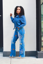 Load image into Gallery viewer, Relax It&#39;s Denim Button Up Top