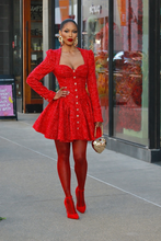 Load image into Gallery viewer, Love Me Down Tweed Mini Dress