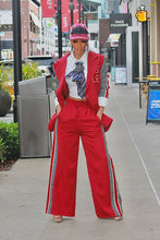 Load image into Gallery viewer, Prep School Pant Set - Burgundy