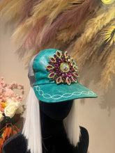 Load image into Gallery viewer, Blinged Out Babe Custom Made Leather Caps
