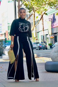 It's A Split Up High Waist Trouser